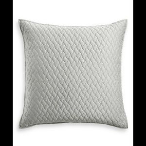 NEW Hotel Collection Meadow Quilted (1) Euro European Sham Pillow Case‎